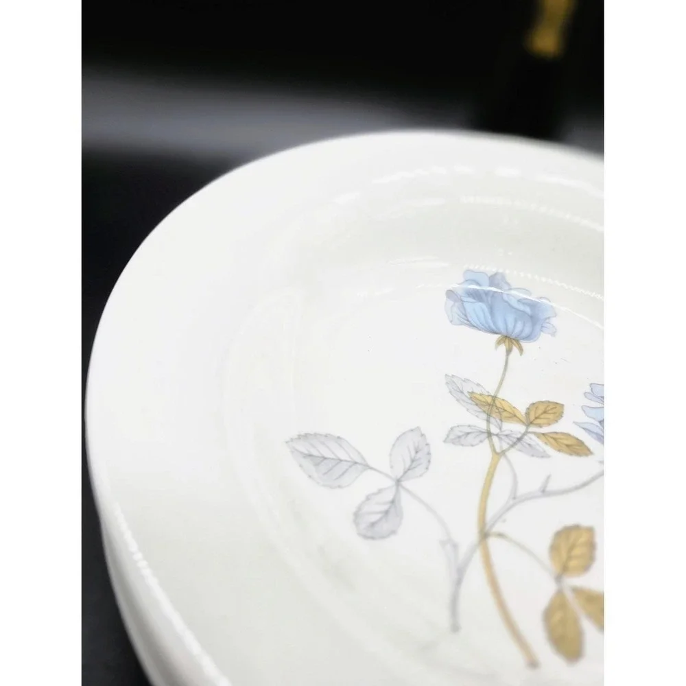 Set/6 Wedgwood Ice Rose 7.75